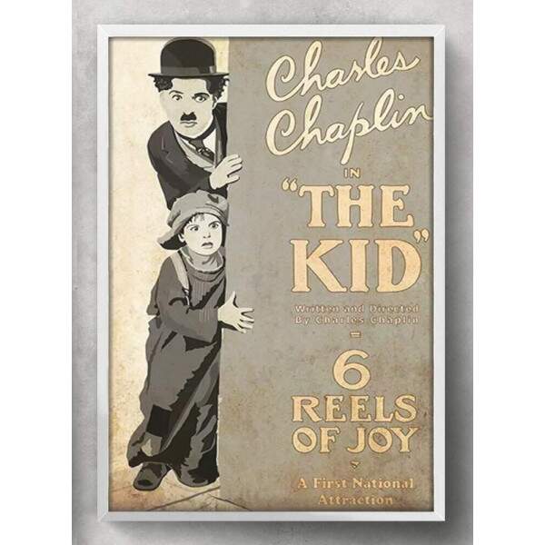 Quadro Decorativo Filmes Chaplin The Kid