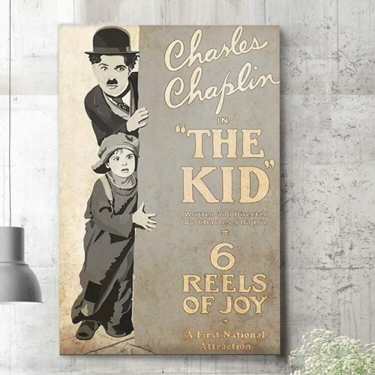 Quadro Decorativo Filmes Chaplin The Kid