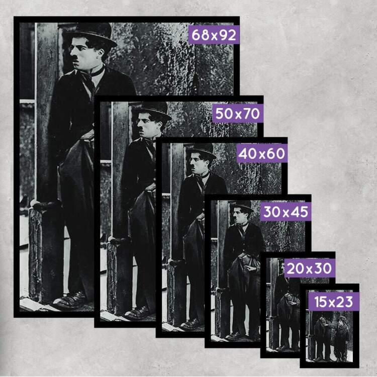 Quadro Decorativo Filmes Chaplin The Kid 02