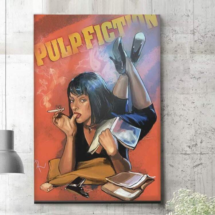 Quadro Decorativo Pulp Fiction Mia Wallace 03