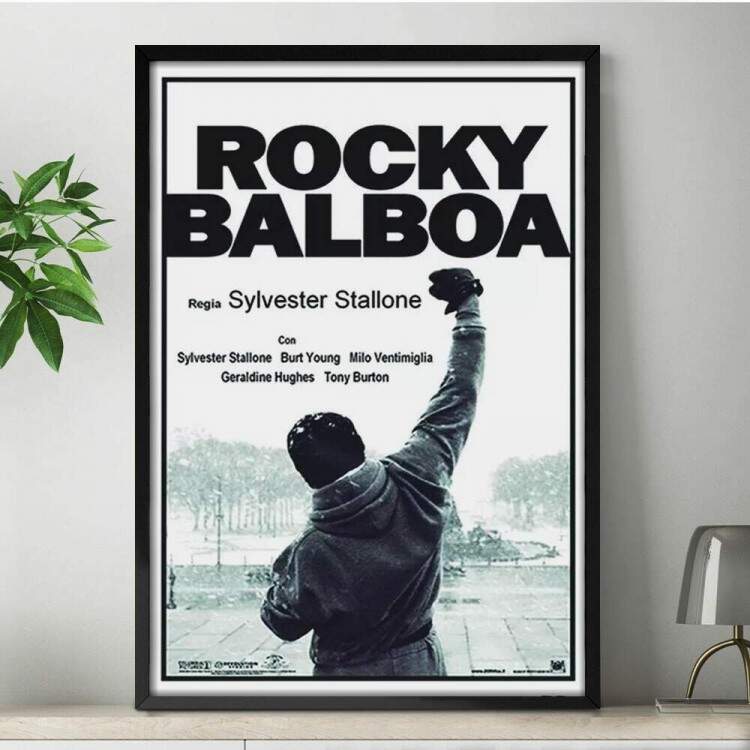 Quadro Decorativo Rocky Balboa Poster