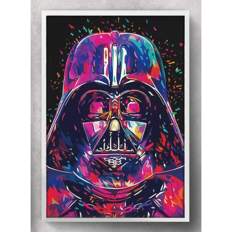 Quadro Decorativo Star Wars Darth Vader Pop Art 2