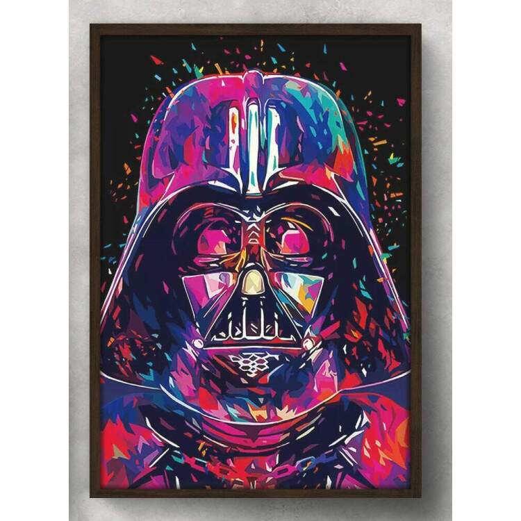 Quadro Decorativo Star Wars Darth Vader Pop Art 2