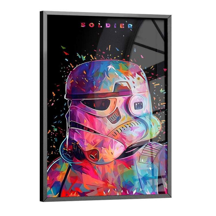 Quadro Decorativo Star Wars Pop Art Stormtrooper
