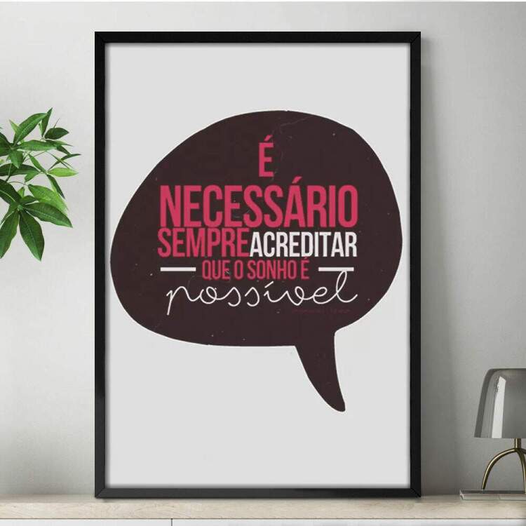 Quadro Decorativo Frase de Msica Racionais Mcs 2