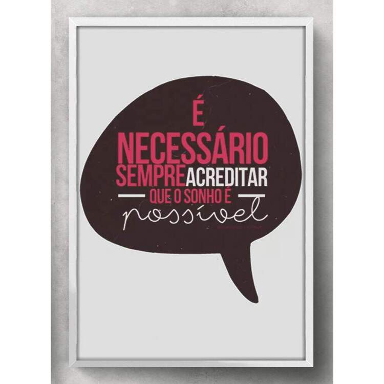 Quadro Decorativo Frase de Msica Racionais Mcs 2