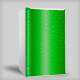 Envelopamento de Frigobar Porta Gotas de �gua em fundo verde