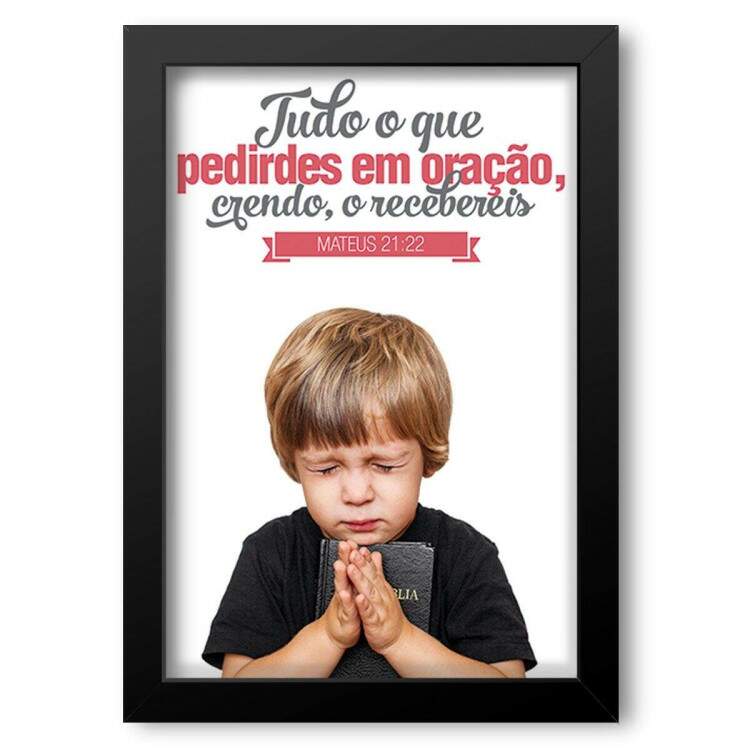 Quadro Decorativo Frase Versculos 14