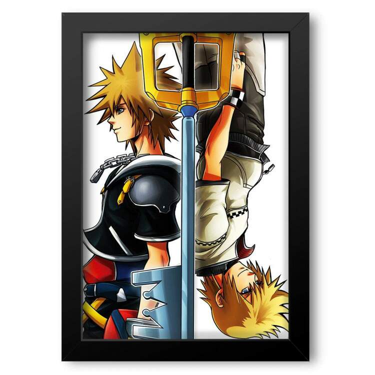 Quadro Decorativo Games Kingdom Hearts 2