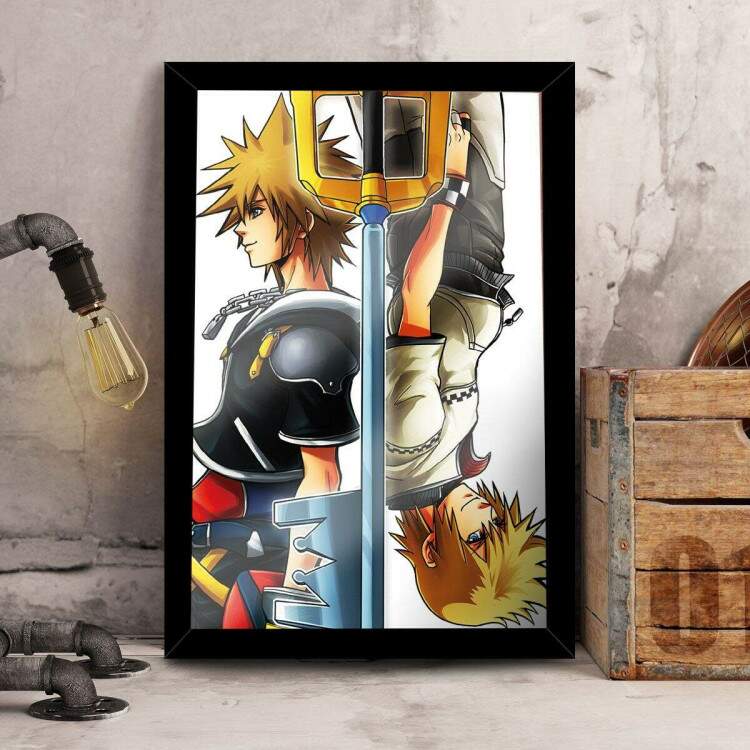 Quadro Decorativo Games Kingdom Hearts 2