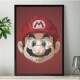Quadro Decorativo Games Mario Low Poly