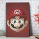Quadro Decorativo Games Mario Low Poly