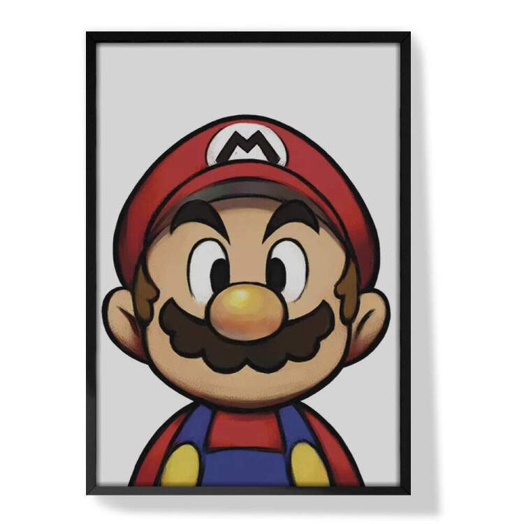 Quadro Decorativo Games Mario