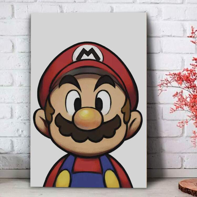 Quadro Decorativo Games Mario