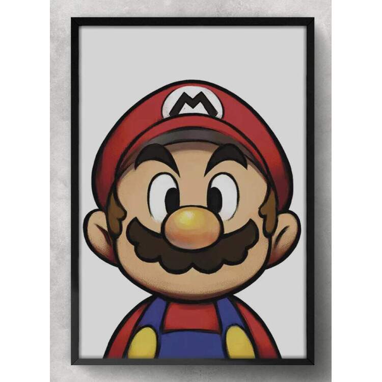 Quadro Decorativo Games Mario