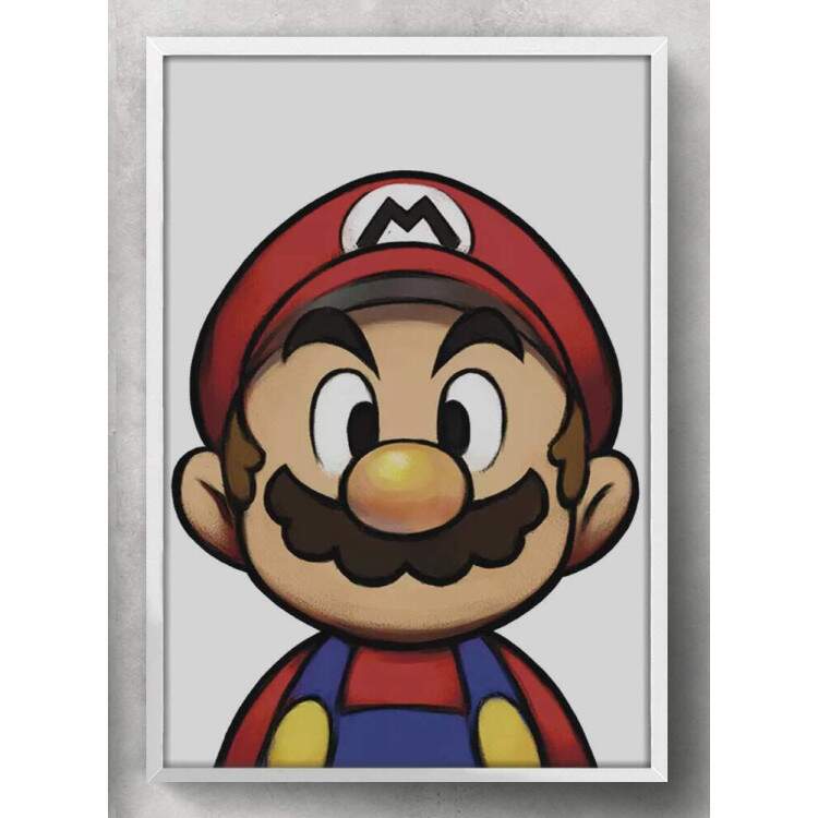 Quadro Decorativo Games Mario