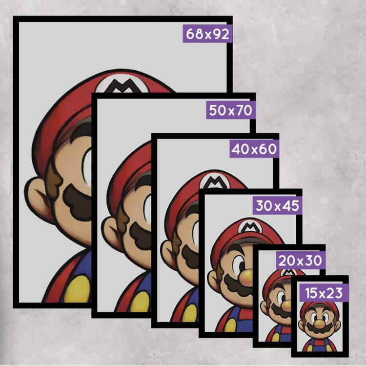 Quadro Decorativo Games Mario