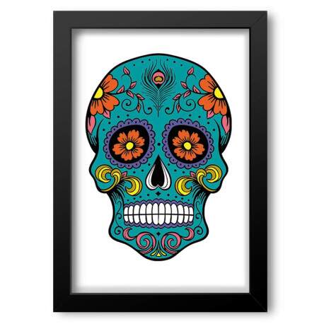 Quadro Decorativo Caveira Mexicana 2