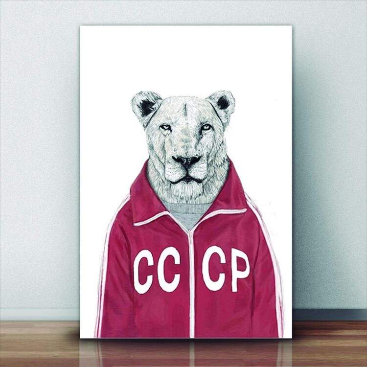 Quadro Decorativo Leo hipster