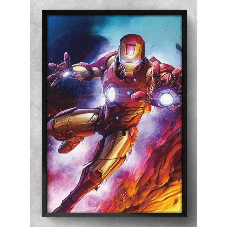 Quadro Decorativo Heris Homem de Ferro 01