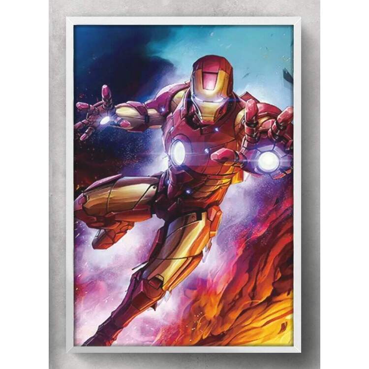 Quadro Decorativo Heris Homem de Ferro 01