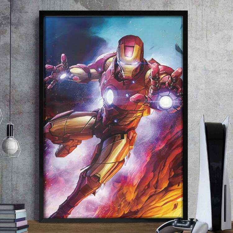 Quadro Decorativo Heris Homem de Ferro 01