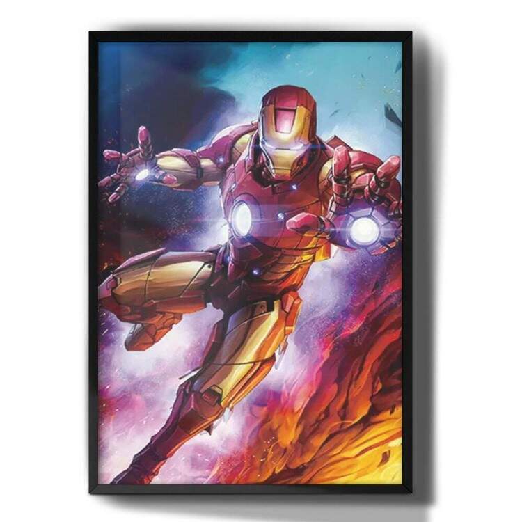 Quadro Decorativo Heris Homem de Ferro 01