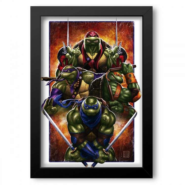 Quadro Decorativo Infantil Tartaruga Ninja 03