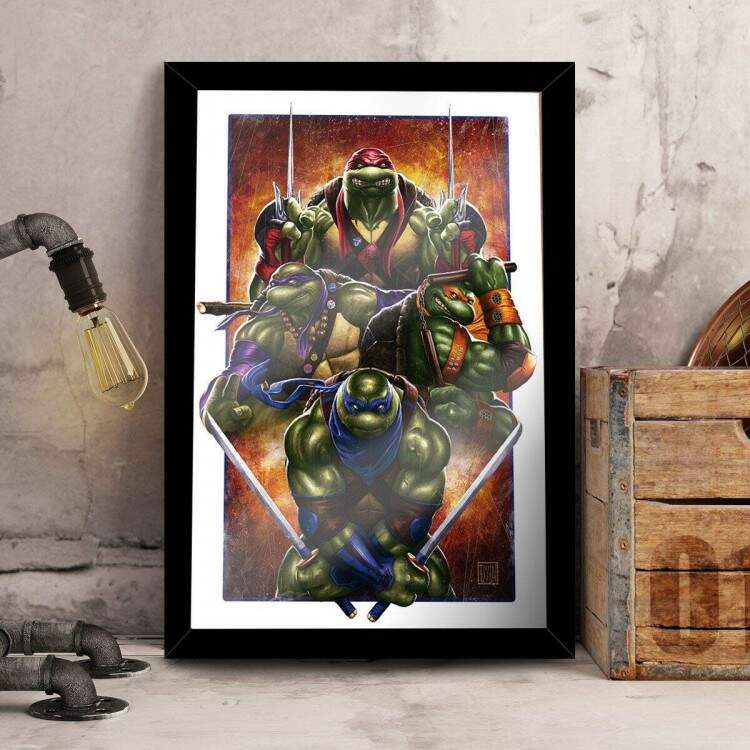 Quadro Decorativo Infantil Tartaruga Ninja 03