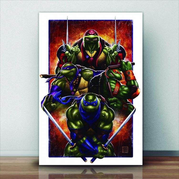 Quadro Decorativo Infantil Tartaruga Ninja 03