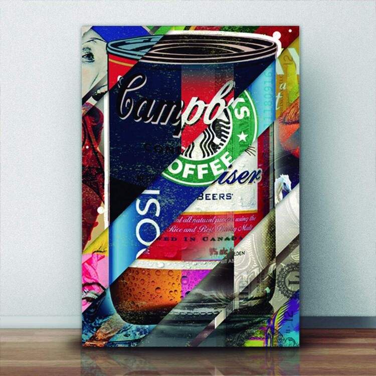 Quadro Decorativo Pop Art Campbell Soup