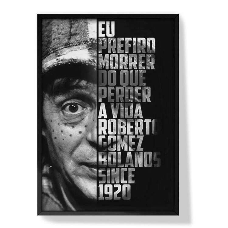 Quadro Decorativo Chaves com Frase