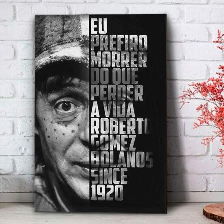 Quadro Decorativo Chaves com Frase