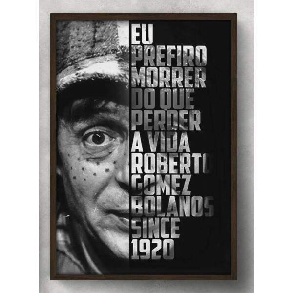 Quadro Decorativo Chaves com Frase