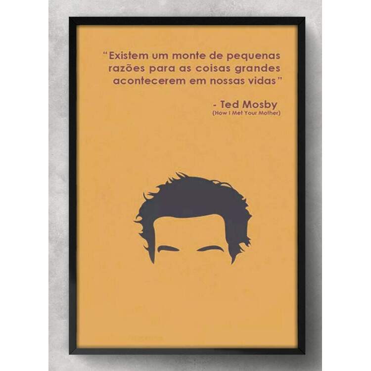 Quadro Decorativo How I Met Your Mother Ted Mosby