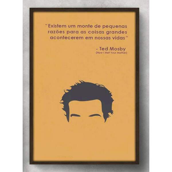 Quadro Decorativo How I Met Your Mother Ted Mosby