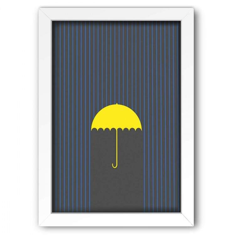 Quadro Decorativo How I Met Your Mother Yellow Umbrella 5