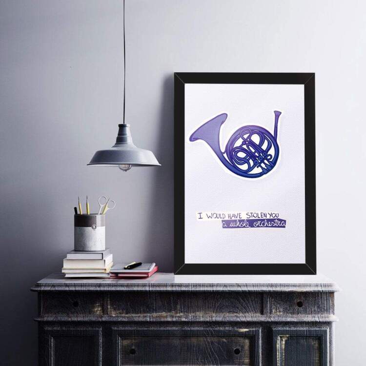 Quadro Decorativo How I Met Your Mother Trompeta Azul 3