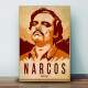 Quadro Decorativo Narcos