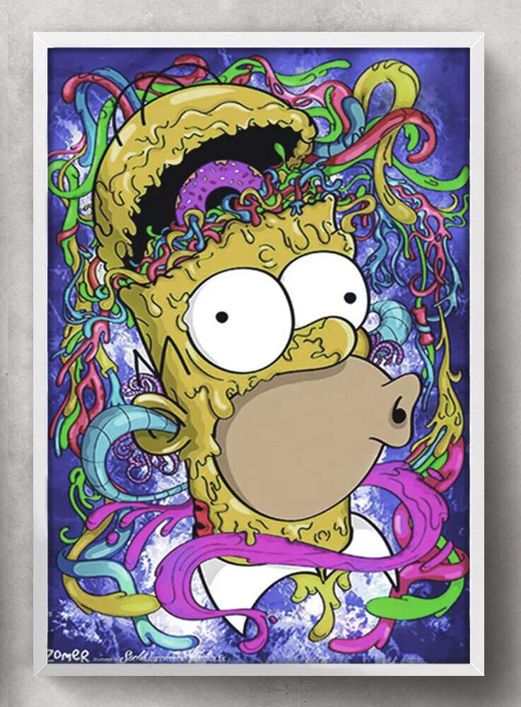 Quadro Decorativo Simpsons