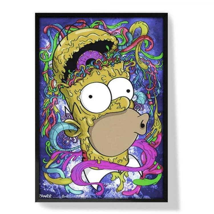 Quadro Decorativo Simpsons