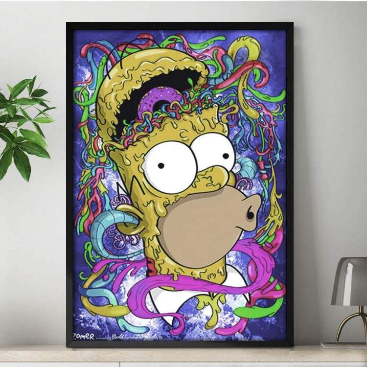 Quadro Decorativo Simpsons