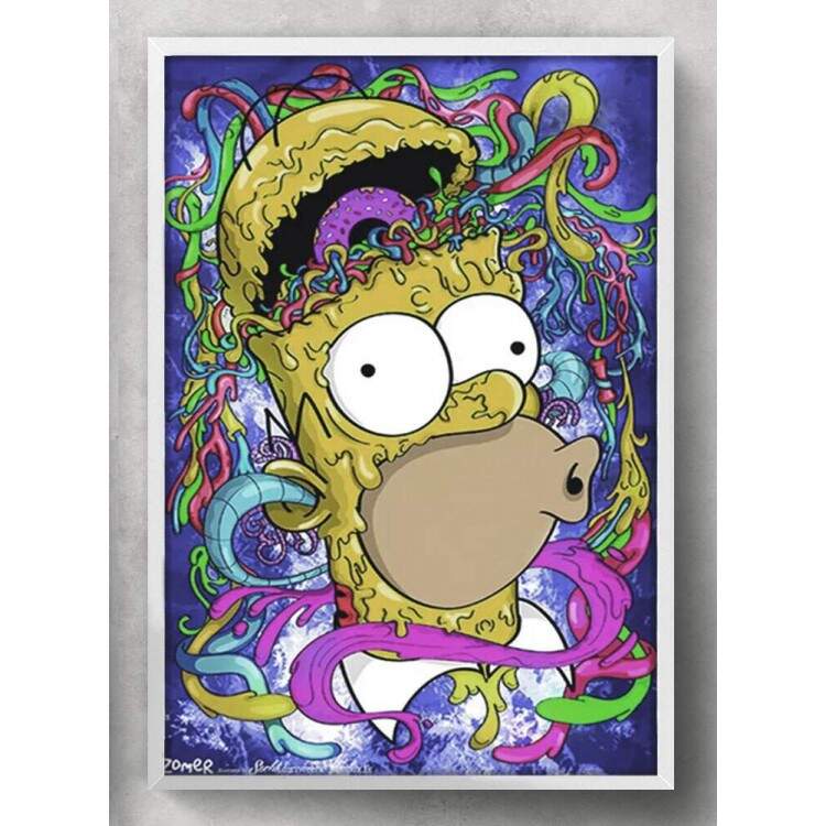 Quadro Decorativo Simpsons