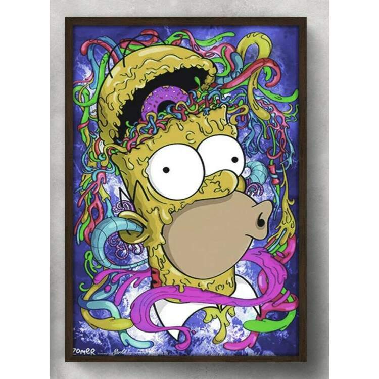 Quadro Decorativo Simpsons