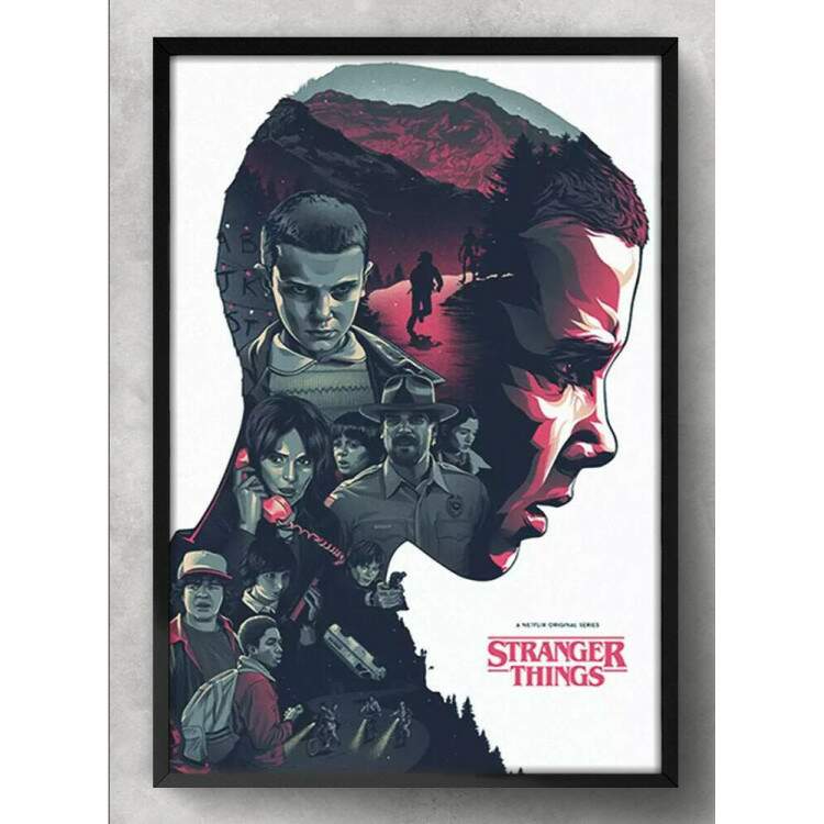 Quadro Decorativo Stranger Things Eleven 4