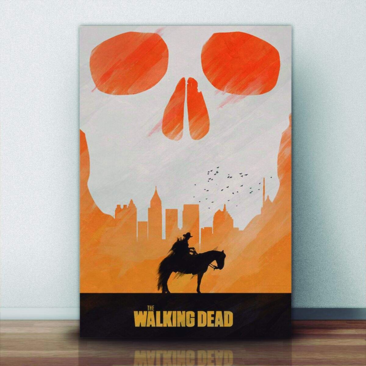 Quadro Decorativo The Walking Dead Minimalista