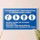 Placa Decorativa Sinaliza��o Atendimento Preferencial
