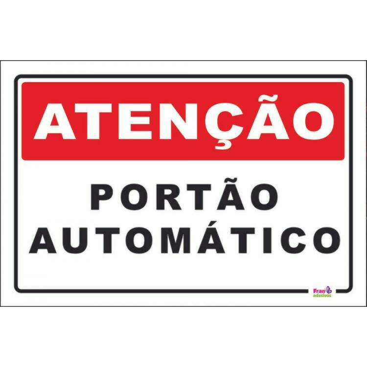 Placa Decorativa Sinalizao Porto Automtico