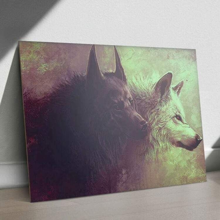 Quadro Decorativo Animais 50 - Lobos