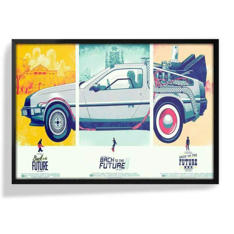 Quadro Decorativo de Volta para o Futuro 01